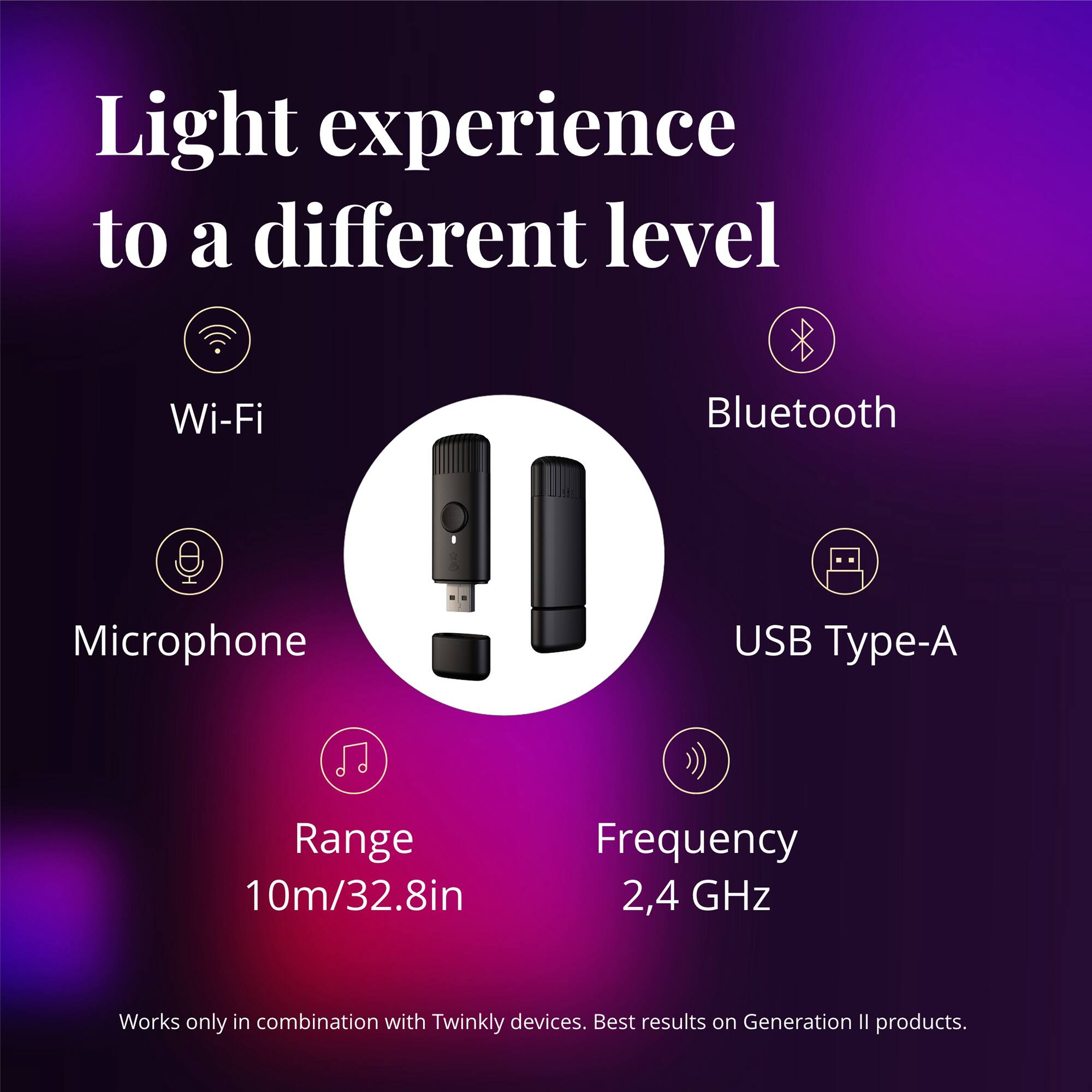 Twinkly™ Gen II Smart Music USB Dongle